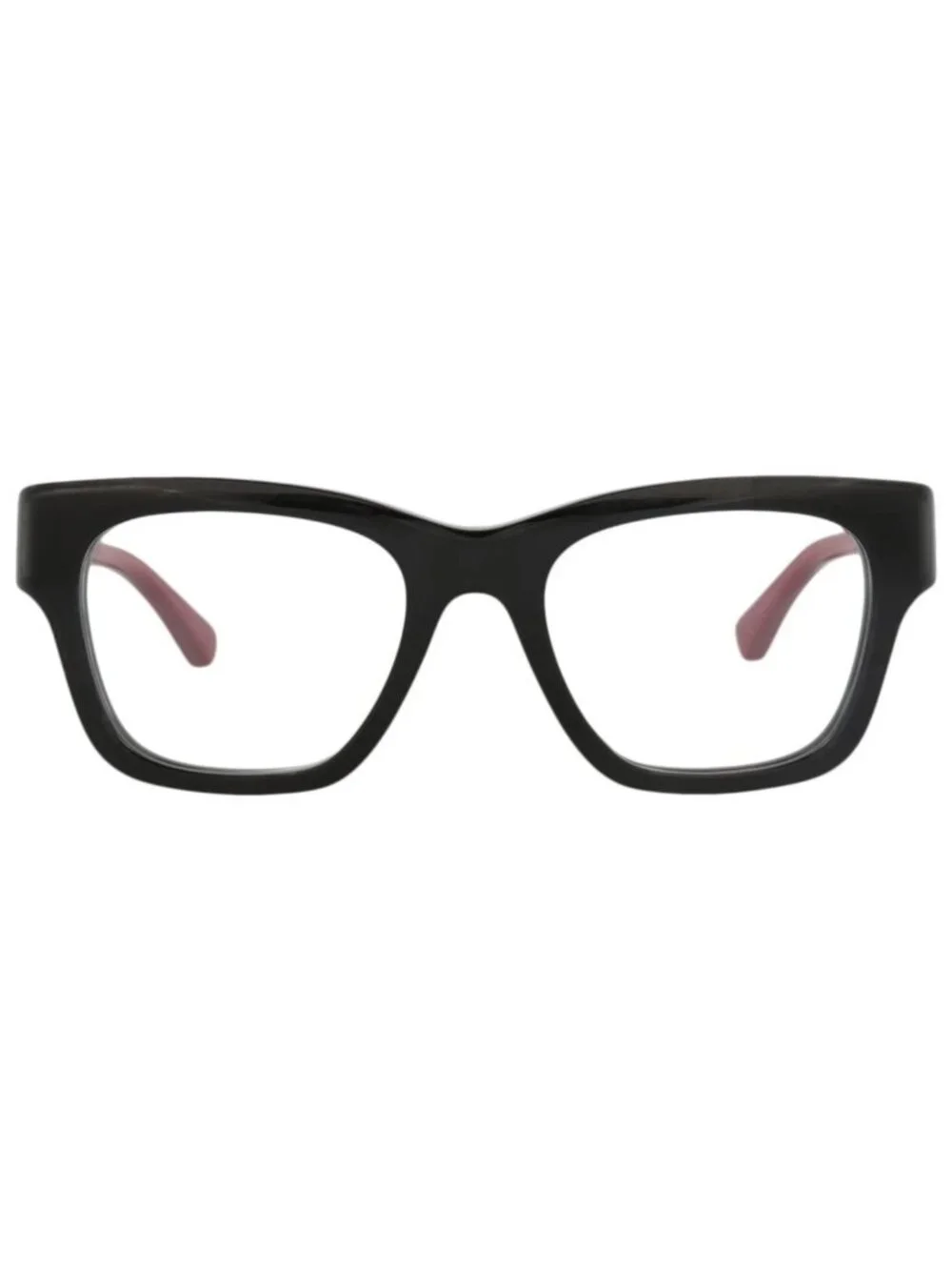 New Gucci Women's Eyeglasses Square Rectangle Recycled Acetate Frame Mens Black